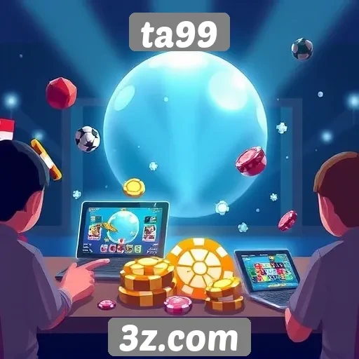 Recursos interativos do site ta99 para jogadores